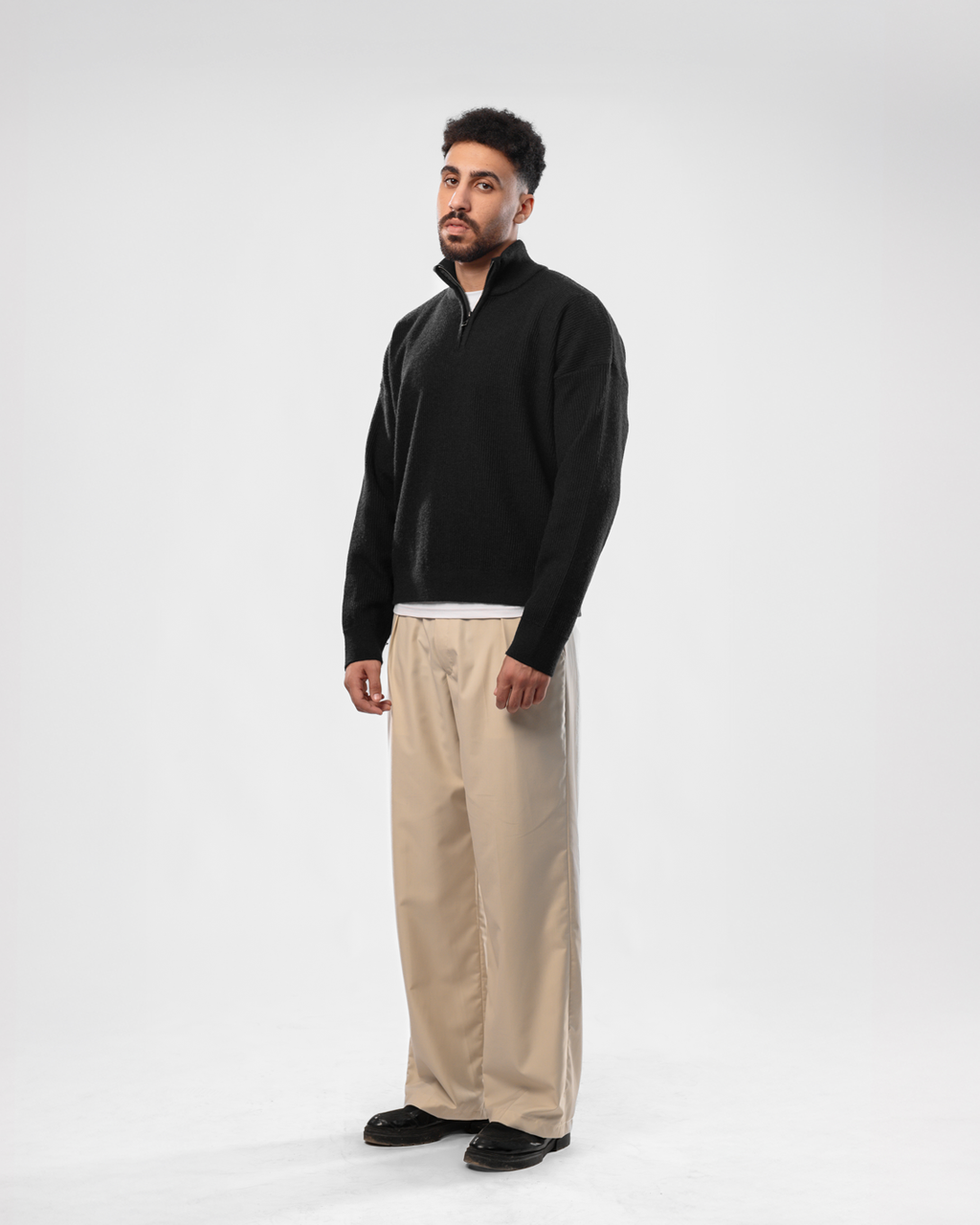 Black Quarter Zip