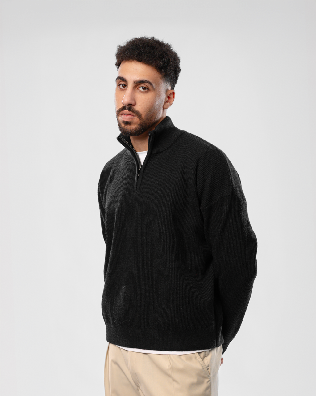 Black Quarter Zip