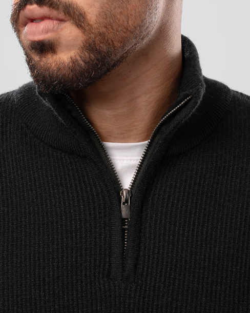 Black Quarter Zip