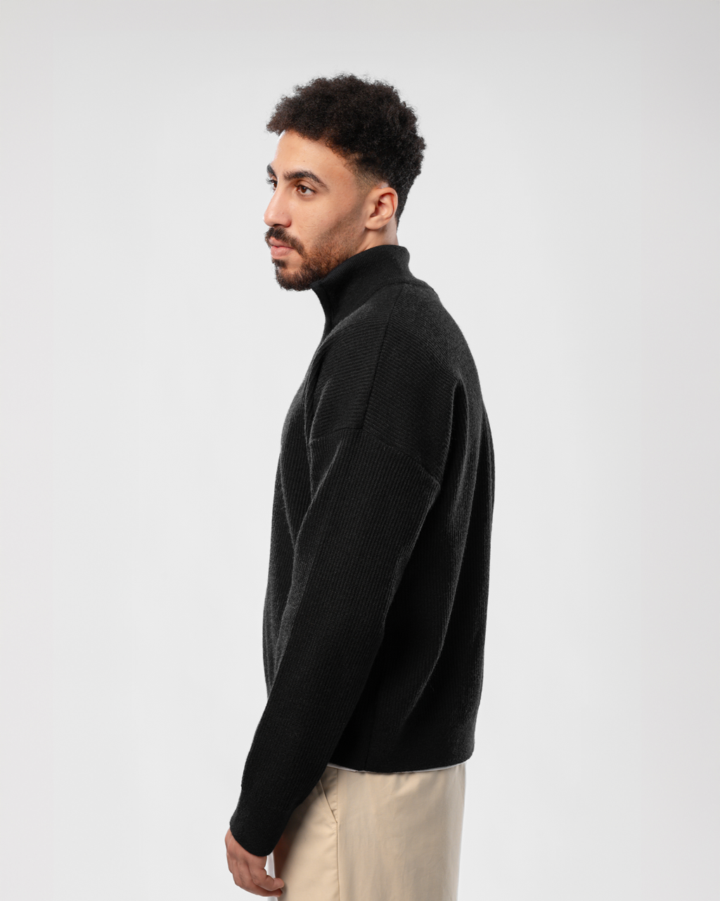 Black Quarter Zip