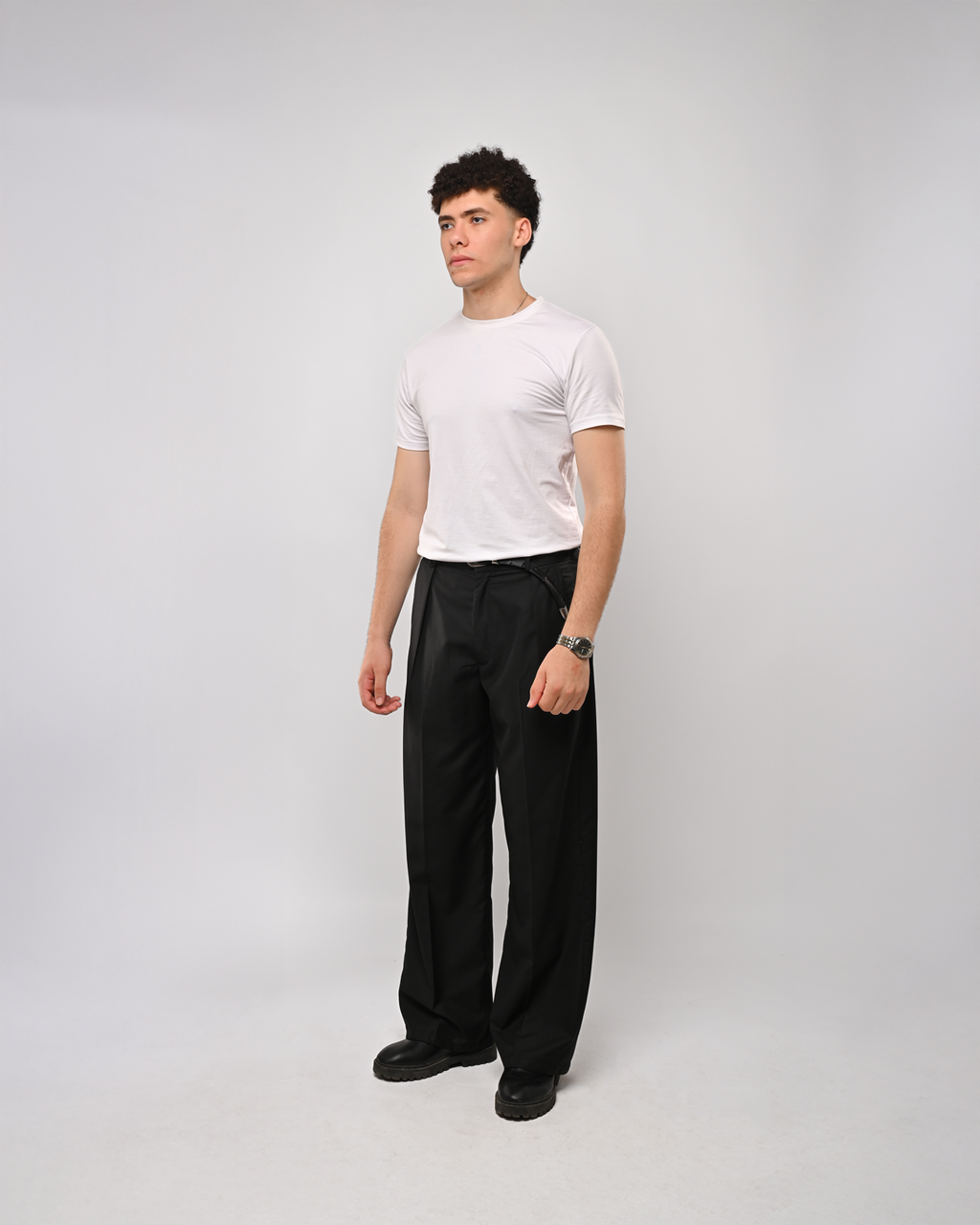 Black tailored pants